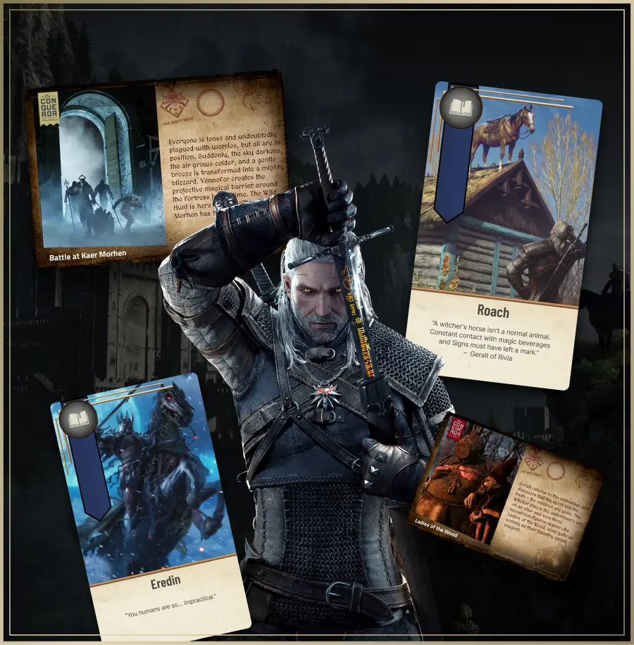 The Witcher in-app rewards and collectibles