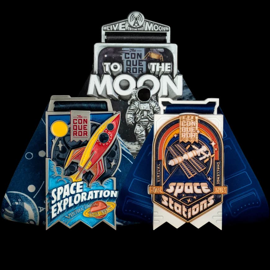 Space Race Virtual Challenge Series Medal
