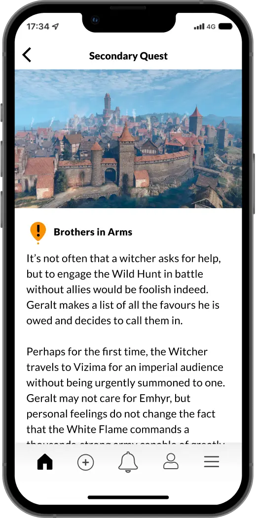 The White Wolf secondary quests