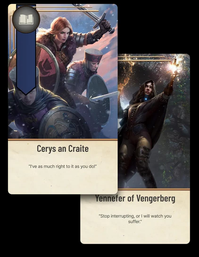 King’s Gambit collectible cards