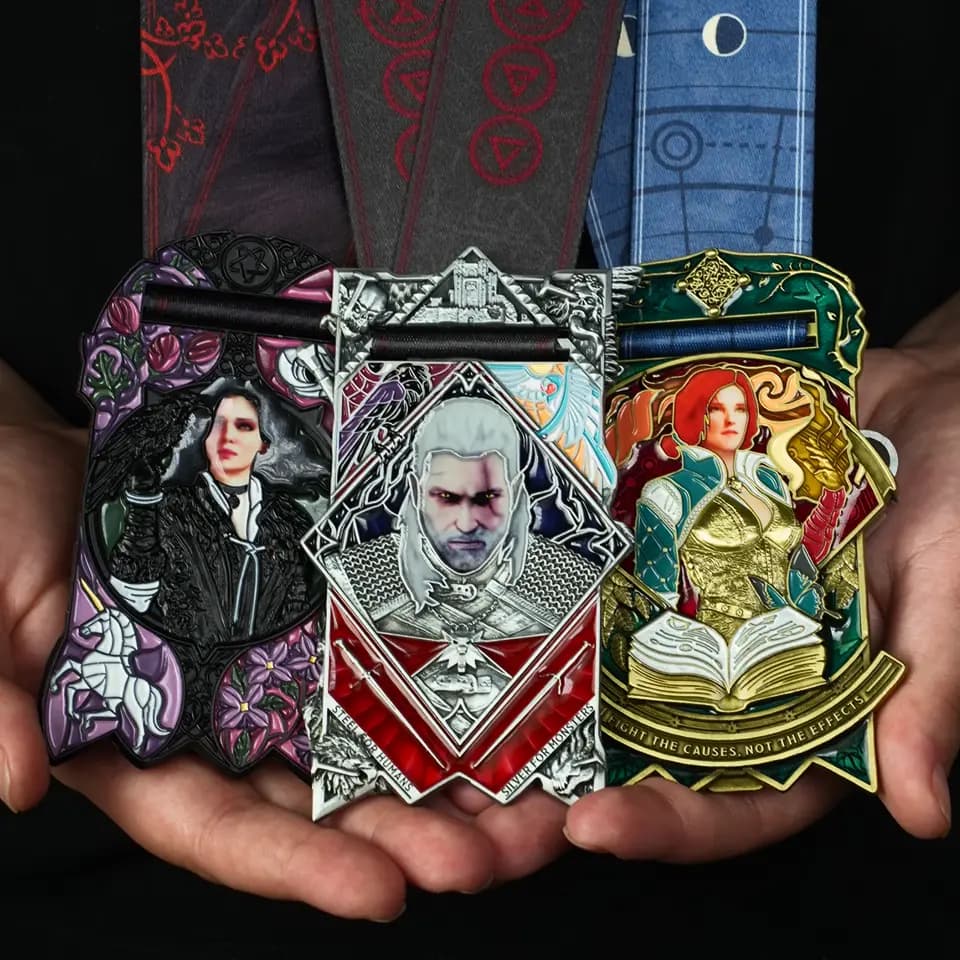 The Witcher medal set