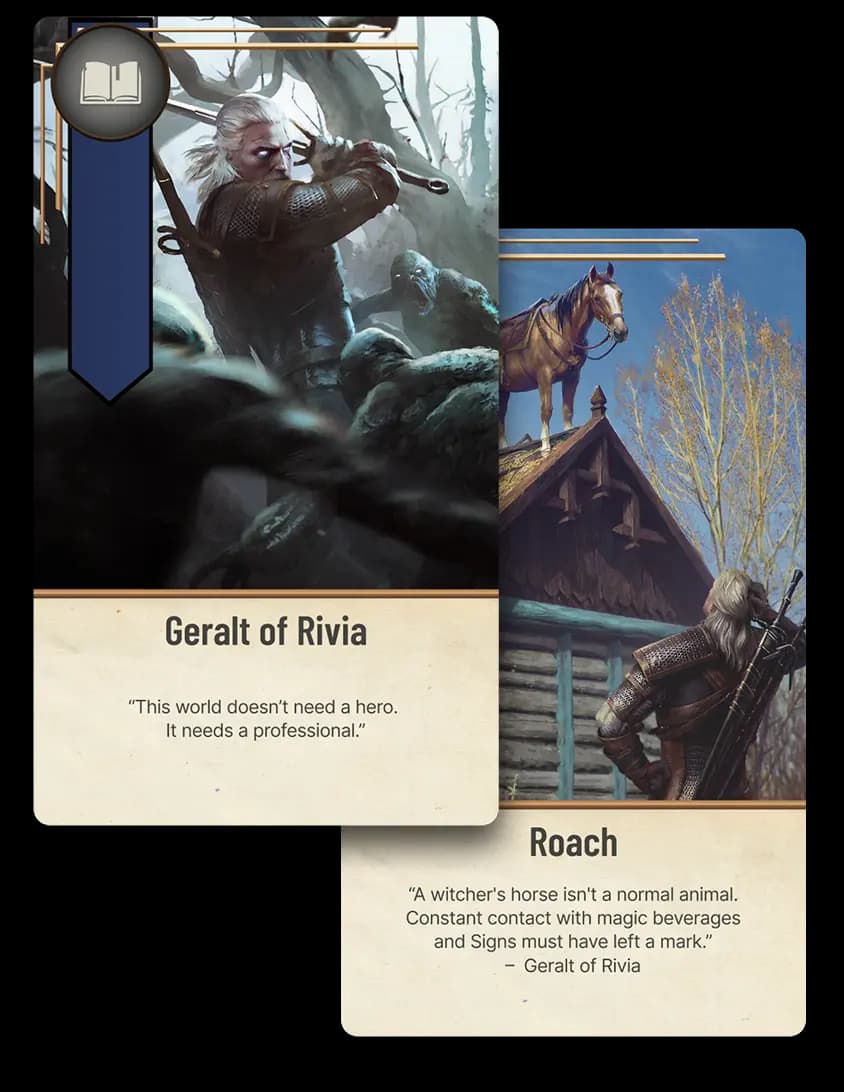 The White Wolf collectible cards