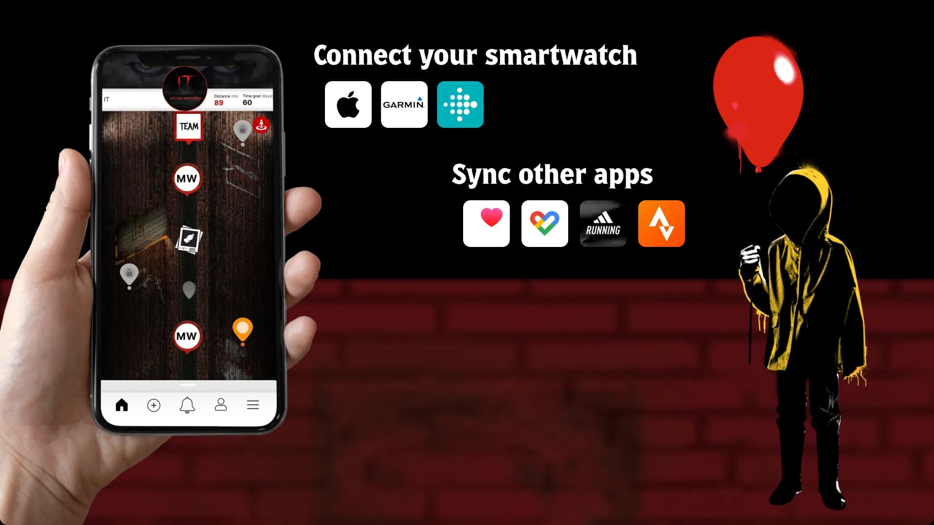 Track your IT challenge progress in the Conqueror app