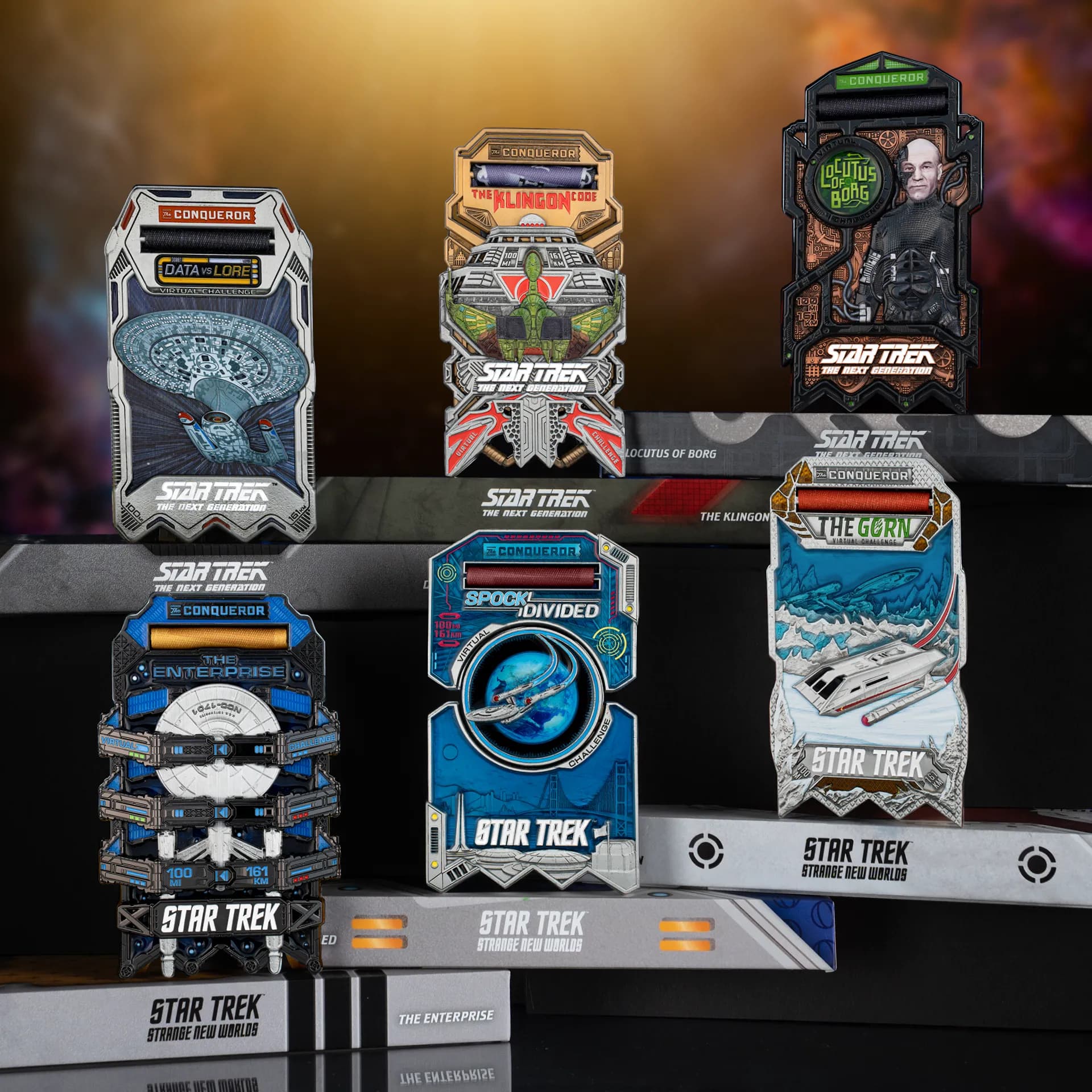 Star Trek virtual challenge rewards inside the Conqueror app