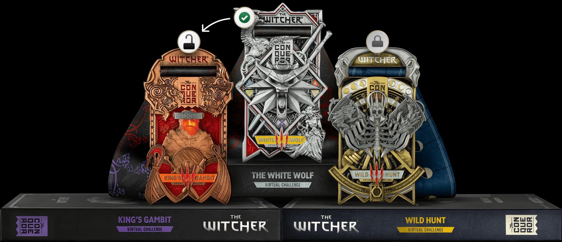 The Witcher challenges in sequential order