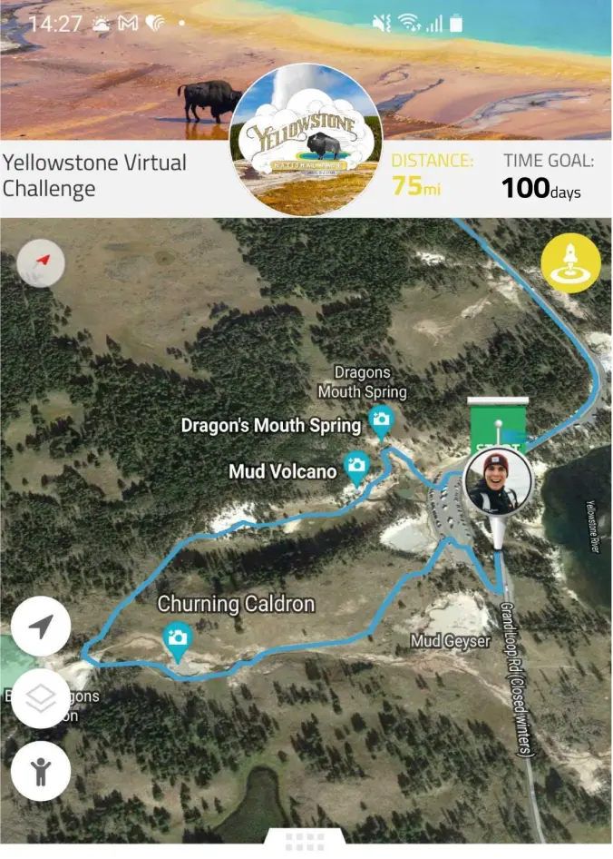 Virtually travel to Yellowstone Park