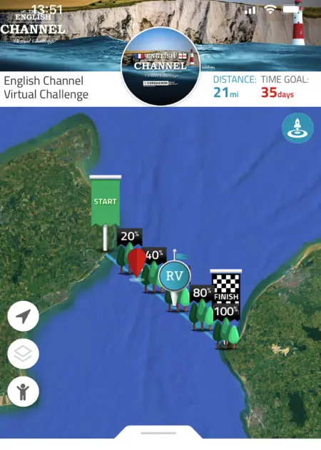Virtually travel to English Channel
