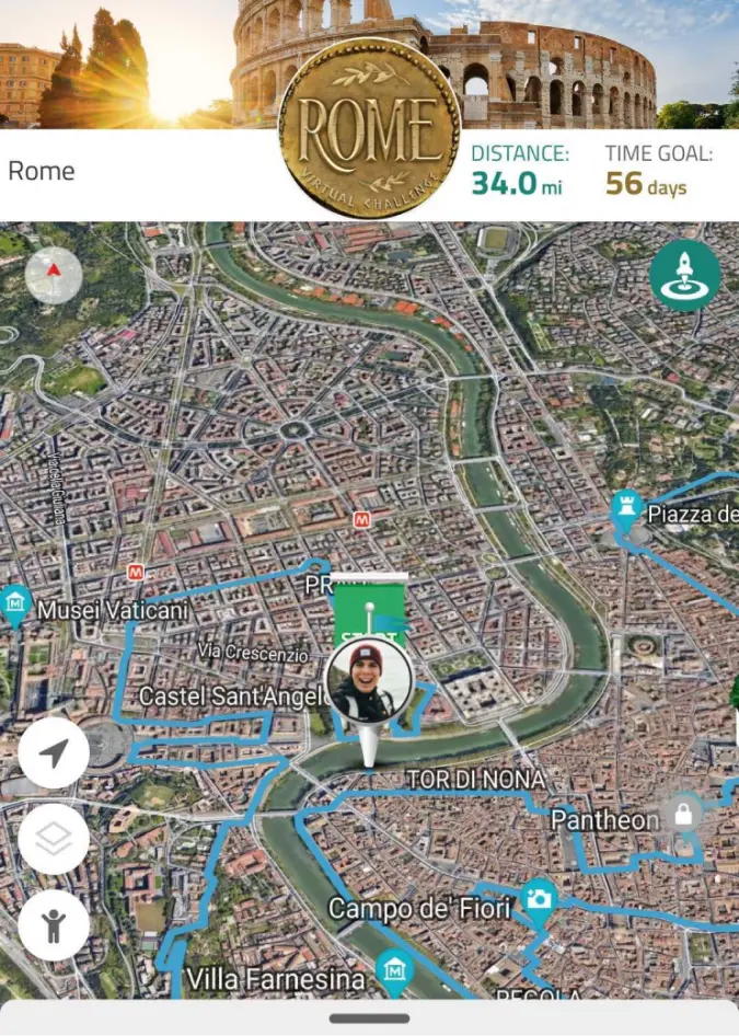 Virtually travel to Rome