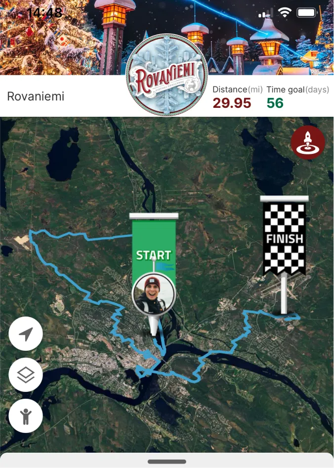 Virtually travel to Santa’s village