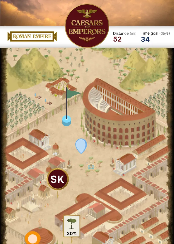 Virtually travel through history