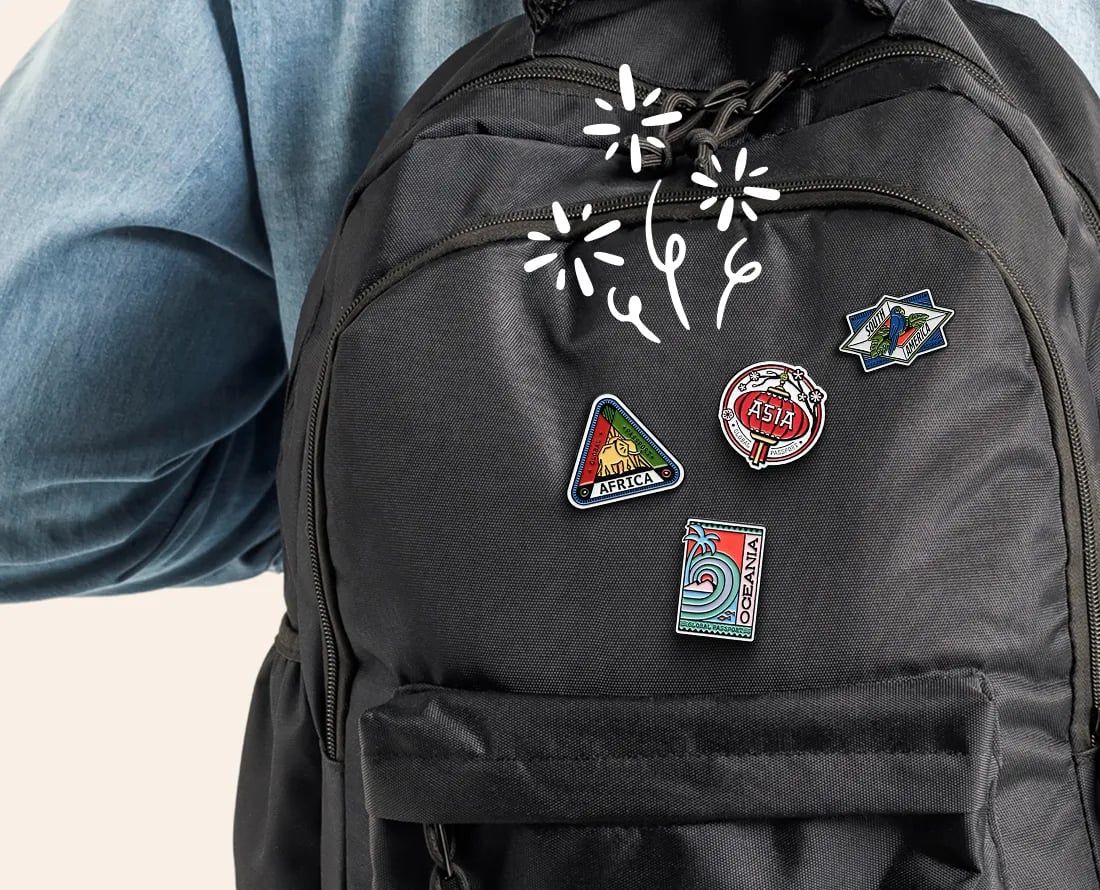 Global Passport Pins collection