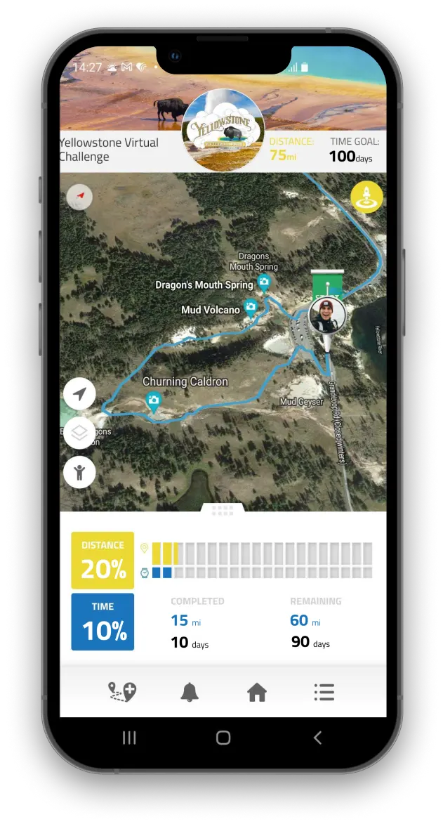 Virtually travel to Yellowstone Park