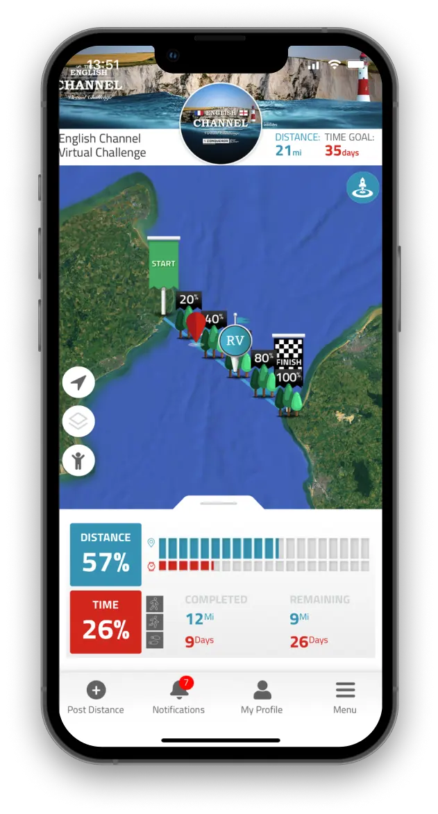 Virtually travel to English Channel