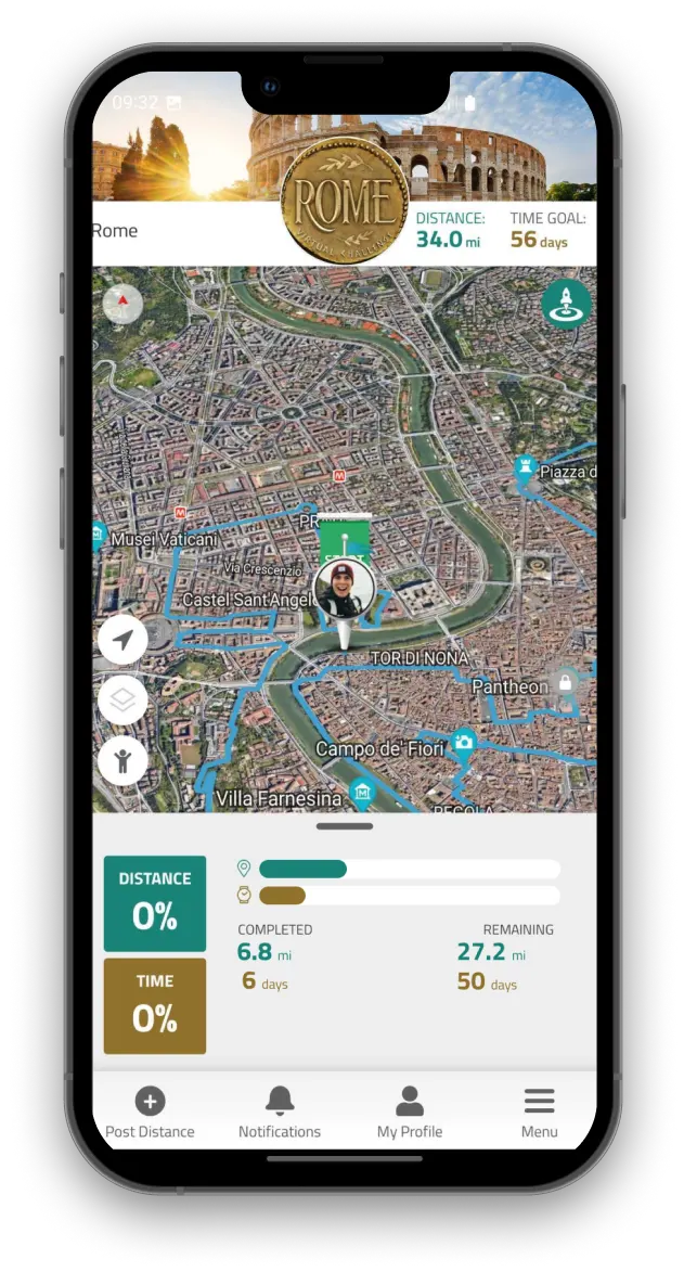 Virtually travel to Rome