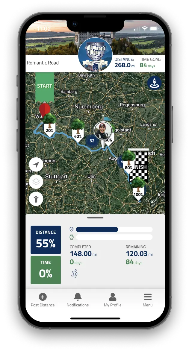 Virtually travel to Romantic Road