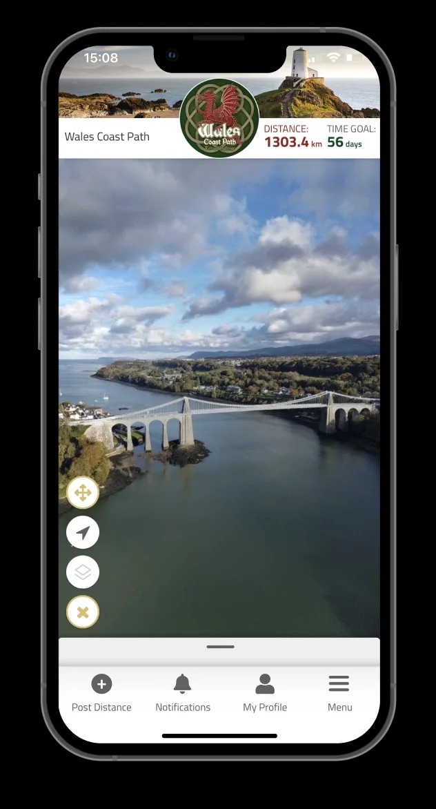 Virtually travel to Wales Coast Path
