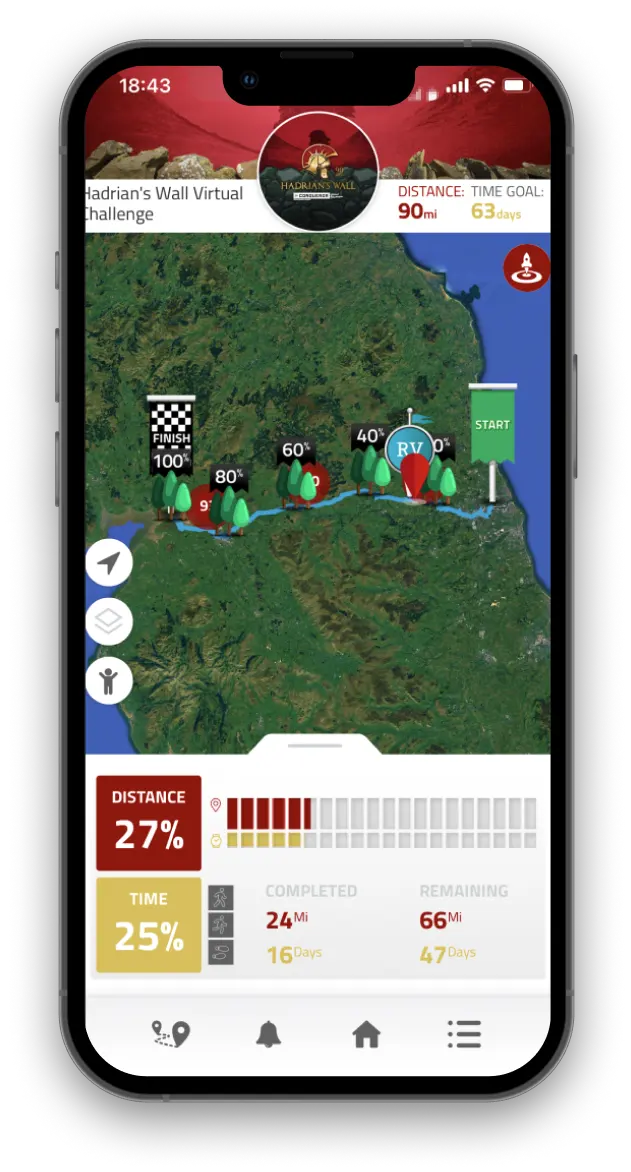 Virtually travel to Hadrian's Wall