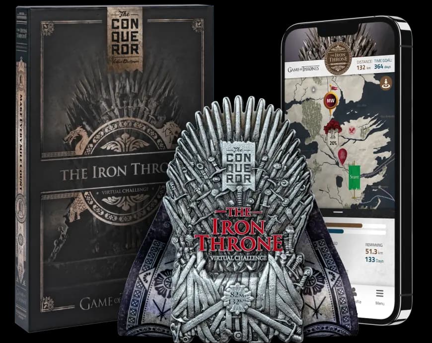 The Iron Throne virtual challenge medal