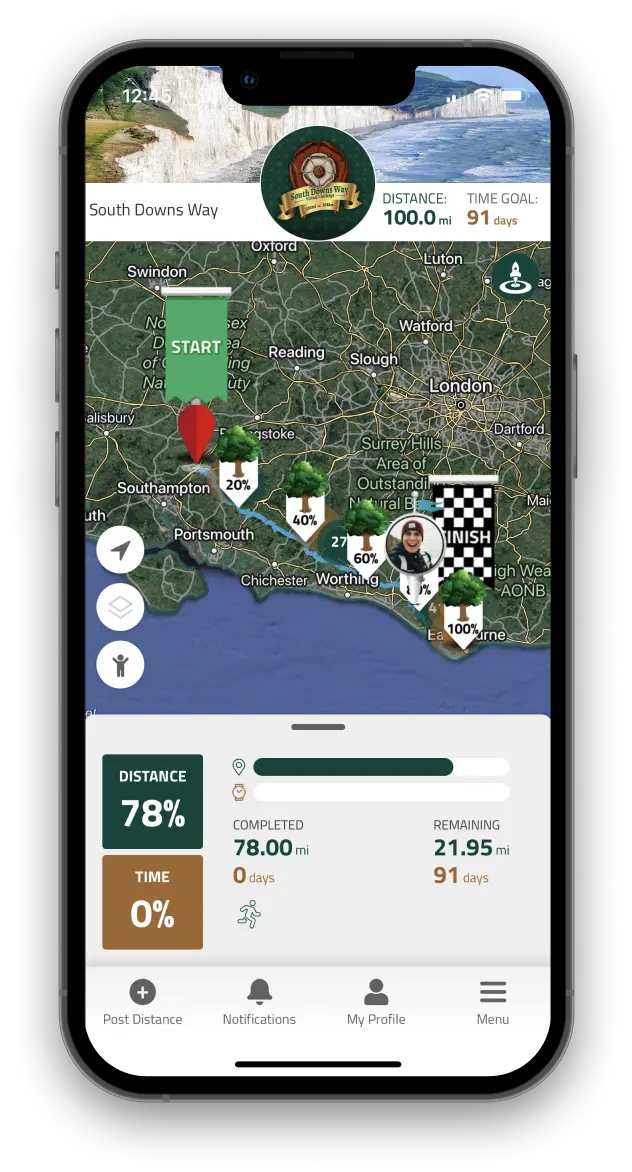 Virtually travel to South Downs Way
