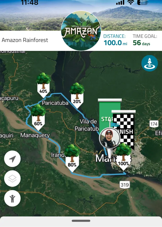 Virtually travel to Amazon Rainforest