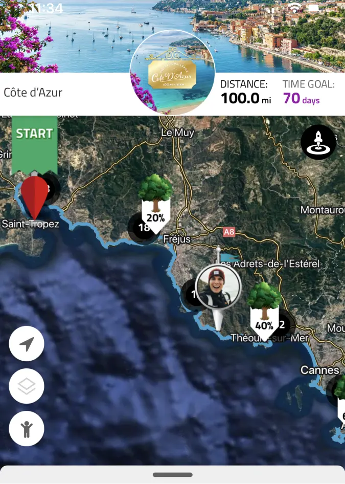 Virtually travel to Côte d'Azur