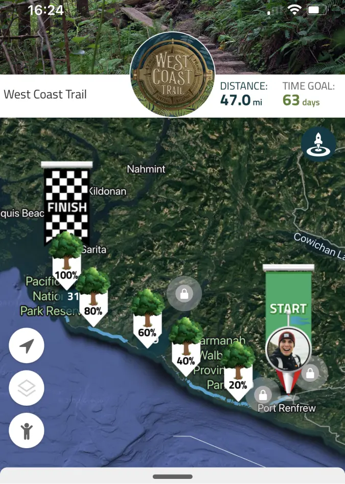 Virtually travel to West Coast Trail