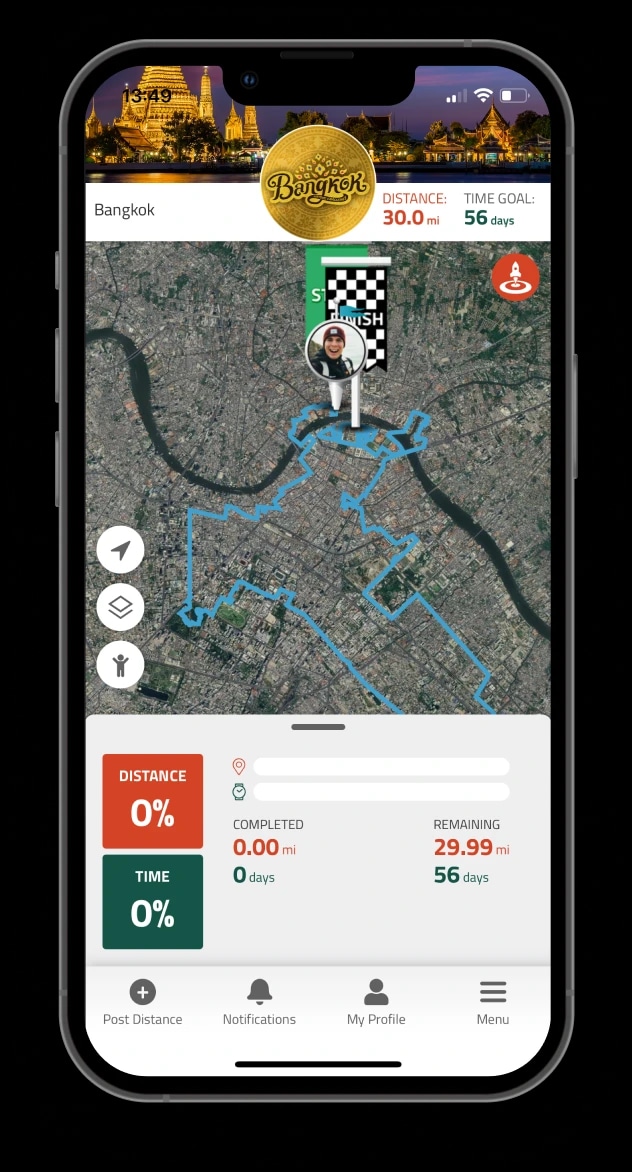 Virtually travel to Bangkok