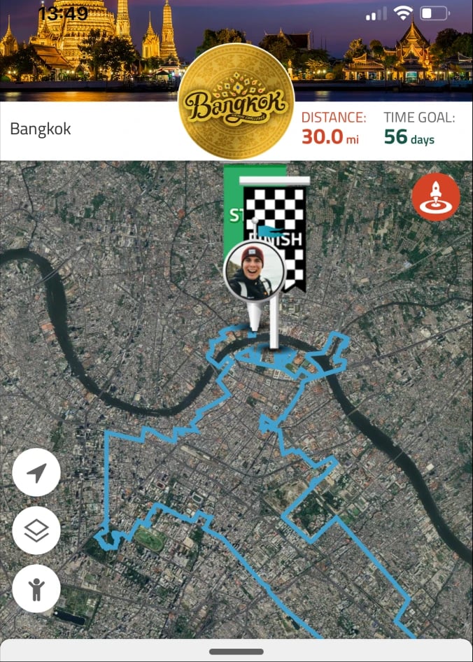Virtually travel to Bangkok