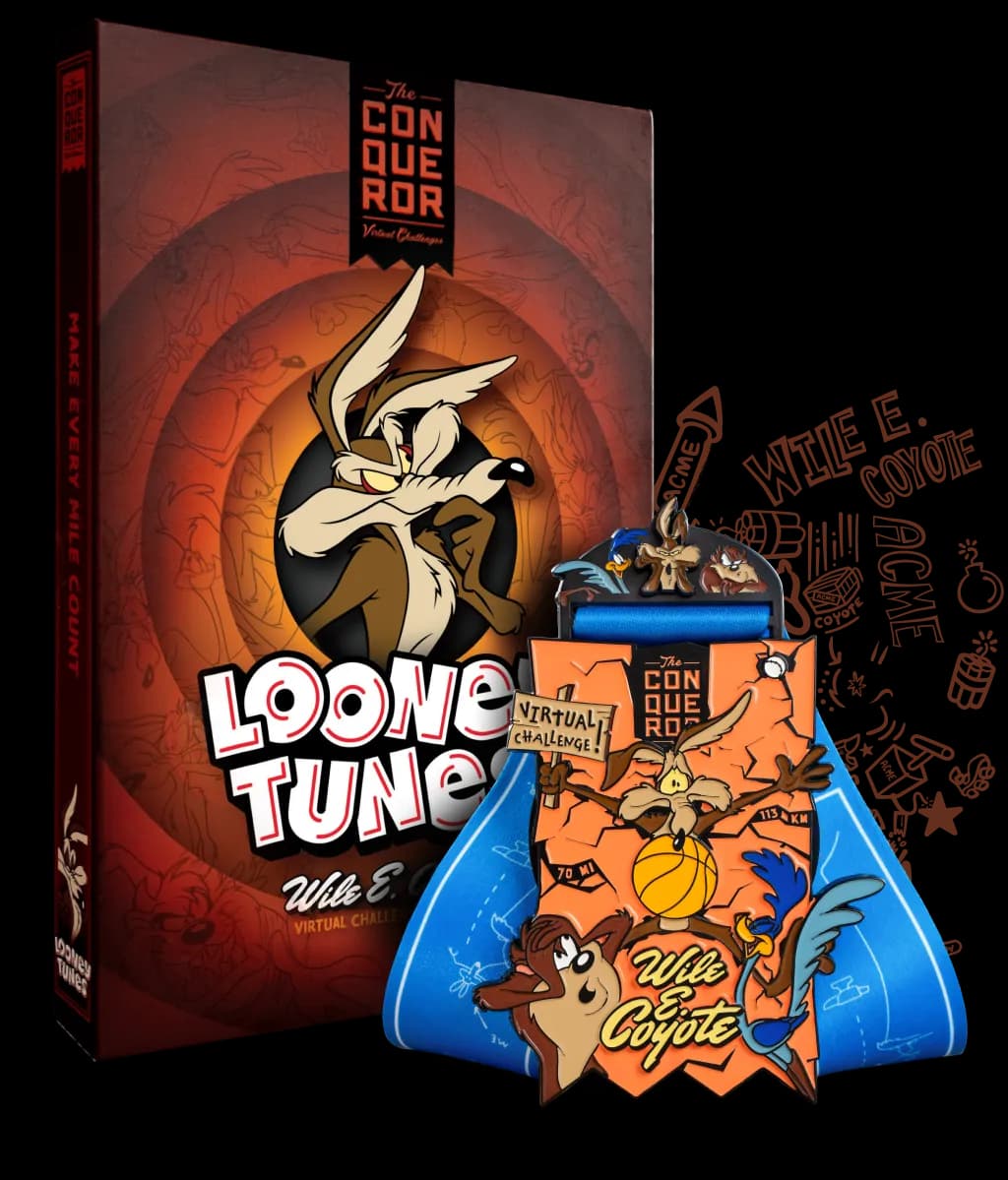Wile E. Coyote challenge hero artwork