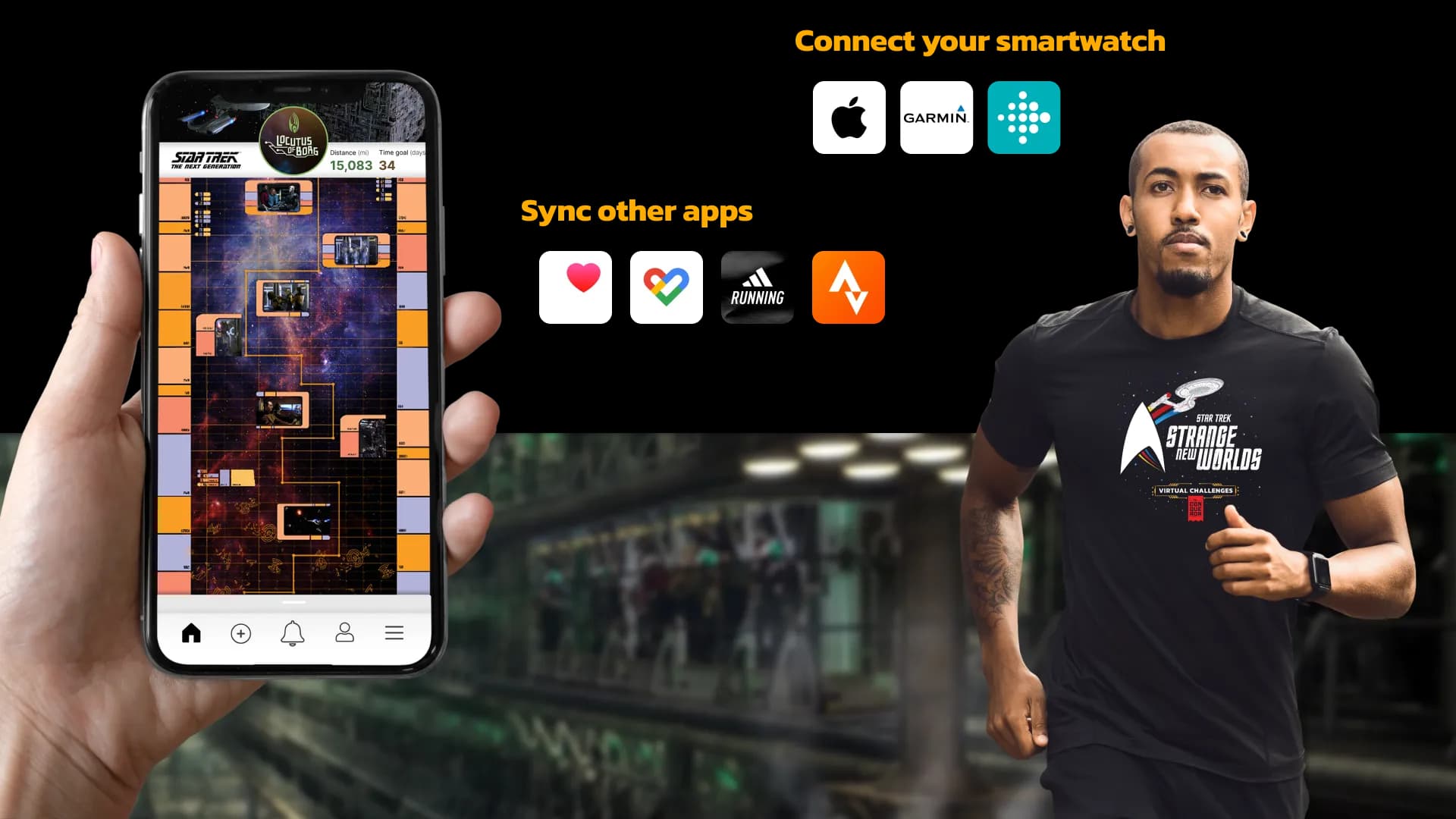 Track your progress on the Locutus of Borg route